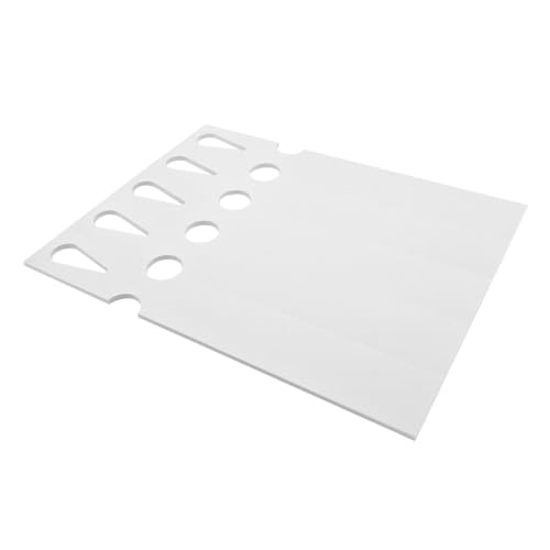 CombiCraft Weiße Stecketiketten 250x38mm - 200 Stück auf 40 Blättern á 5 Etiketten - Laserdrucker geeignet - Beschreibbar - Mit praktischer Perforation - Ideal für Inventarisierung & Organisation von CombiCraft