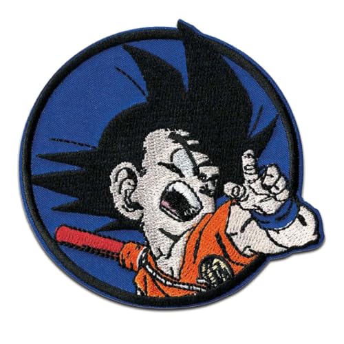 Comercial Mercera, Aufnäher Patches, Dragonball Z, Goku - Charakter, Aufnäher Ideal für Mützen, Jacken, T-Shirts oder Schultaschen, 100% Polyester, 8x8 Zentimeter von Comercial Mercera