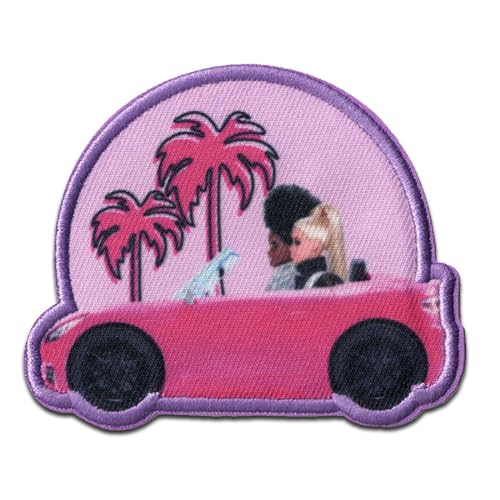 Comercial Mercera Barbie © Auto Sonnenuntergang - Aufnäher, Bügelbild, Aufbügler, Applikationen, Patches, Flicken, zum aufbügeln, Größe: 6,5 x 8 cm von Comercial Mercera