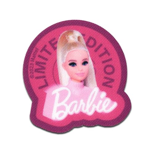 Comercial Mercera Barbie © Portrait Limited Edition - Aufnäher, Bügelbild, Aufbügler, Applikationen, Patches, Flicken, zum aufbügeln, Größe: 6,5 x 6 cm von Comercial Mercera