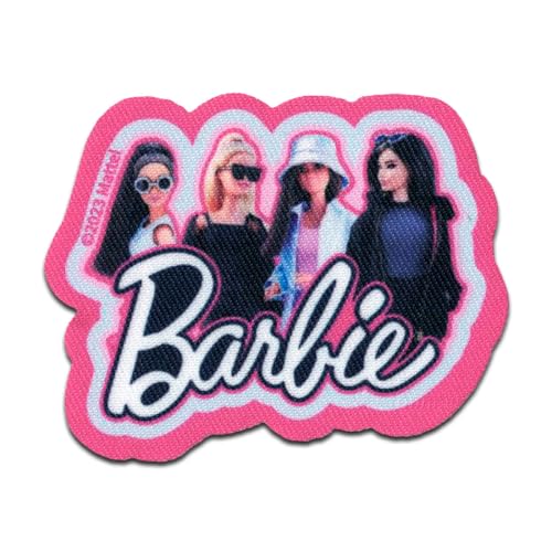 Comercial Mercera Barbie © Team - Aufnäher, Bügelbild, Aufbügler, Applikationen, Patches, Flicken, zum aufbügeln, Größe: 5,5 x 7,3 cm von Comercial Mercera