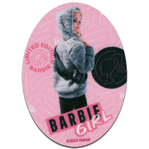 Comercial Mercera Barbie © mit Hoodie - Aufnäher, Bügelbild, Aufbügler, Applikationen, Patches, Flicken, zum aufbügeln, Größe: 11 x 8 cm von Comercial Mercera