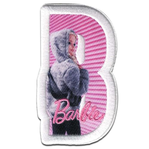 Comercial Mercera Barbie © mit Hoodie und Brille - Aufnäher, Bügelbild, Aufbügler, Applikationen, Patches, Flicken, zum aufbügeln, Größe: 7,8 x 4,5 cm von Comercial Mercera