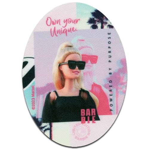 Comercial Mercera Barbie © own your unique - Aufnäher, Bügelbild, Aufbügler, Applikationen, Patches, Flicken, zum aufbügeln, Größe: 11 x 8 cm von Comercial Mercera