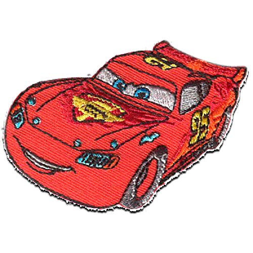 Comercial Mercera Disney © Cars 2 Lightning Mc Queen 3 - Aufnäher, Bügelbild, Aufbügler, Applikationen, Patches, Flicken, Zum Aufbügeln, Größe: 7 x 4,7 cm von Comercial Mercera