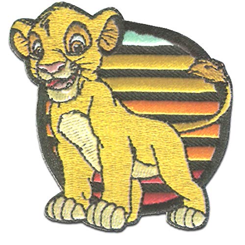 Comercial Mercera Disney © Der König Der Löwen Simba - Aufnäher, Bügelbild, Aufbügler, Applikationen, Patches, Flicken, Zum Aufbügeln, Größe: 6,5 x 6,7 cm von Comercial Mercera