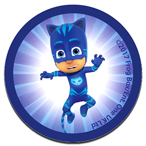 Comercial Mercera Disney © Pj Masks Pyjamahelden Catboy - Aufnäher, Bügelbild, Aufbügler, Applikationen, Patches, Flicken, Zum Aufbügeln, Größe: 6,2 x 6,2 cm von Comercial Mercera