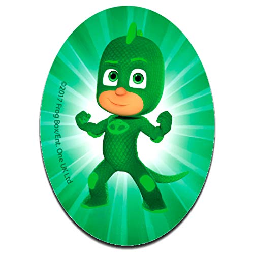 Comercial Mercera Disney © Pj Masks Pyjamahelden Gekko - Aufnäher, Bügelbild, Aufbügler, Applikationen, Patches, Flicken, Zum Aufbügeln, Größe: 11 x 8 cm von Comercial Mercera