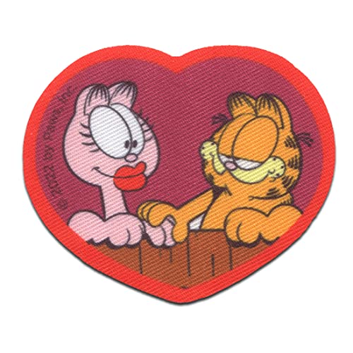 Comercial Mercera Garfield © Arlene Comic Katze gedruckt - Aufnäher, Bügelbild, Aufbügler, Applikationen, Patches, Flicken, zum aufbügeln, Größe: 7,2 x 5,7 cm von Comercial Mercera