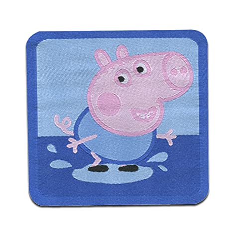 Comercial Mercera Peppa Wutz Schorsch Wutz Wasser - Aufnäher, Bügelbild, Aufbügler, Applikationen, Patches, Flicken, zum aufbügeln, Größe: 5,8 x 5,6 cm von Comercial Mercera