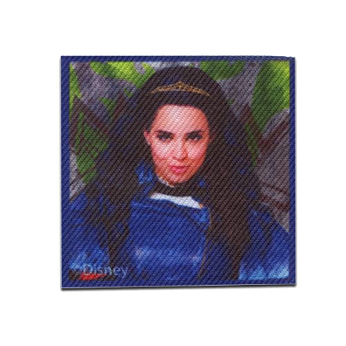 Disney © Descendants Die Nachkommen Evie - Aufnäher, Bügelbild, Aufbügler, Applikationen, Patches, Flicken, zum aufbügeln, Größe: 5,3 x 5,3 cm von Comercial Mercera