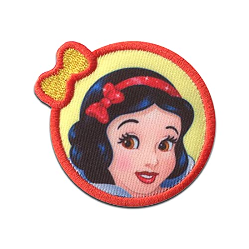 Disney © Schneewittchen 7 Zwerge Prinzessin - Aufnäher, Bügelbild, Aufbügler, Applikationen, Patches, Flicken, zum aufbügeln, Größe: 5,1 x 5,5 cm von Comercial Mercera