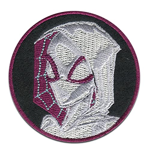 Marvel © Spiderman Comic Miles Morales rund - Aufnäher, Bügelbild, Aufbügler, Applikationen, Patches, Flicken, zum aufbügeln, Größe: 6,1 x 6,1 cm von Comercial Mercera