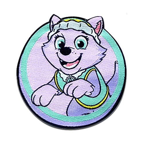 Paw Patrol Everest - Aufnäher, Bügelbild, Aufbügler, Applikationen, Patches, Flicken, zum aufbügeln, Größe: 6 x 6,2 cm von PAW PATROL