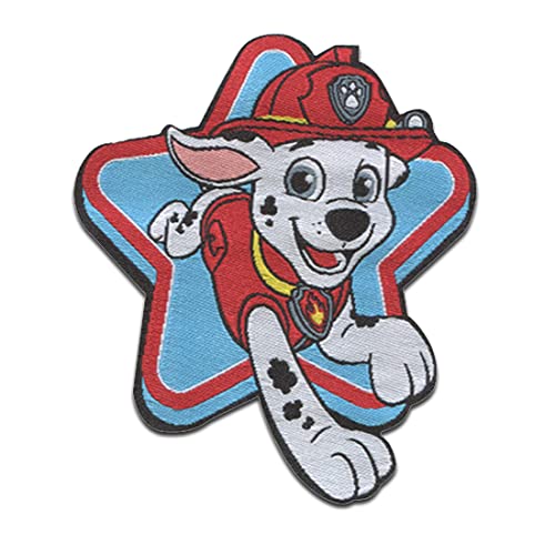 Paw Patrol © Marshall - Aufnäher, Bügelbild, Aufbügler, Applikationen, Patches, Flicken, zum aufbügeln, Größe: 5,8 x 6,8 cm von PAW PATROL