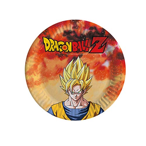 Comogiochi- Teller 18 cm Dragon Ball Z, mehrfarbig, 5CG82006 von Comogiochi