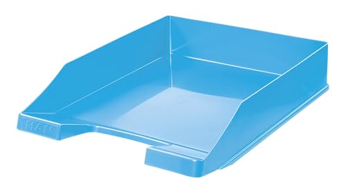 Conipa® - Briefablage DIN A4 hellblau (stapelbar) - Ablagefächer & Dokumentenablage für Schreibtisch - Ablageboxen & Bürobedarf für Briefe & Dokumente - Papier-Ablage Organizer (Hellblau, 10 Ablagen) von Conipa