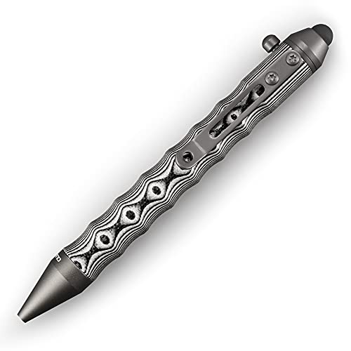 Cool Hand EDC-Kugelschreiber, 11,4 cm, nachfüllbar, Eingabestift für Touchscreen, ergonomischer Griff, hält die Textur mit Fingerrillen von Cool Hand