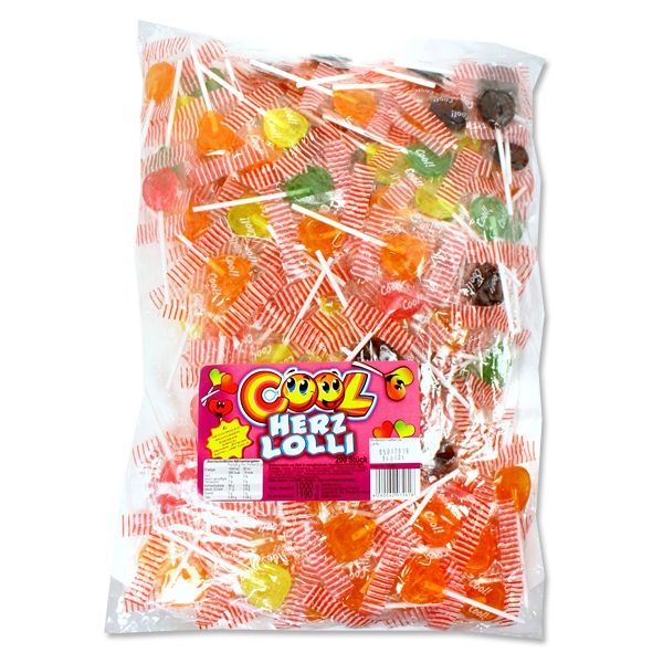 Großpack Herz Lollys, 1kg von Cool & Sweet