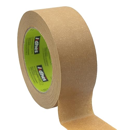 Paketband papier - 36er Pack, Biologisch abbaubares Klebeband, aus umweltfreundlichem Kraftpapier, 80% biobasiertes Material, recycelbar – packband braun - je 50 m x 50 mm (36 Rollen) von Cooleben