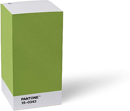 Copenhagen Design Pantone New Sticky Notepad with Pencil Hole. 14,5CM High, Green, One Size von www.Copenhagen.Design