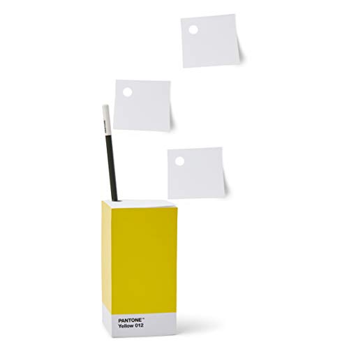 Copenhagen Design Pantone New Sticky Notepad with Pencil Hole. 14,5CM High, Yellow, One Size von www.Copenhagen.Design