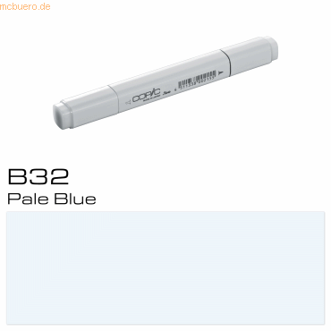 3 x Copic Marker B32 Pale Blue von Copic