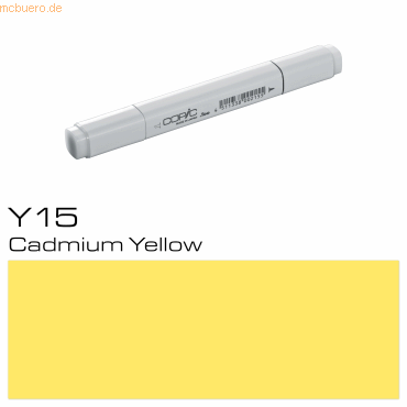 3 x Copic Marker Y15 Cadmium Yellow von Copic