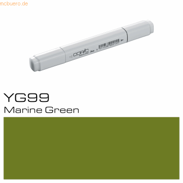 3 x Copic Marker YG99 Marine Green von Copic