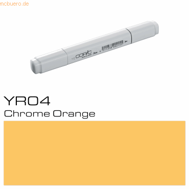 3 x Copic Marker YR04 Chrome Orange von Copic