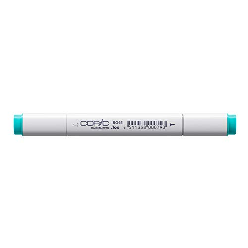 COPIC Classic Marker Typ BG - 45, Nile Blue, professioneller Layoutmarker, mit einer breiten und einer feinen Spitze von Copic