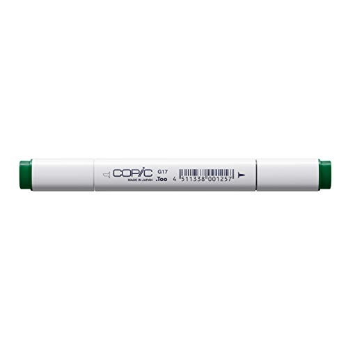 COPIC Classic Marker Typ G - 17, Forest Green, professioneller Layoutmarker, mit einer breiten und einer feinen Spitze von Copic