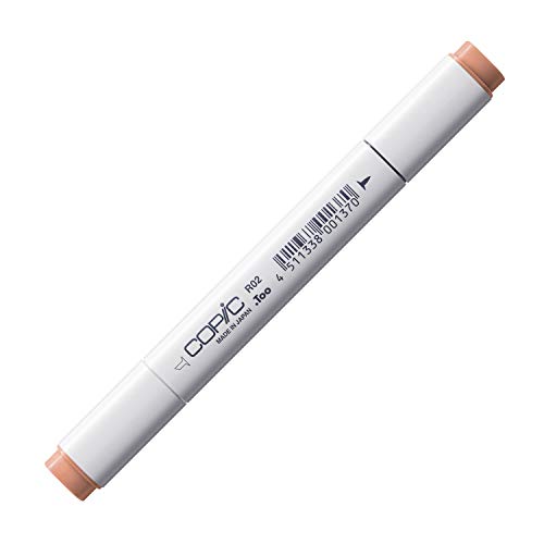 COPIC Classic Marker Typ R - 02, Rose Salmon, professioneller Layoutmarker, mit einer breiten und einer feinen Spitze von Copic