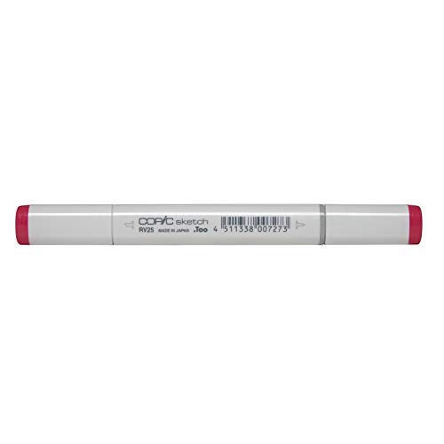 COPIC Sketch Marker Typ RV - 25, Dog Rose Flower, professioneller Pinselmarker, mit einer Super-Brush-Spitze und einer Medium-Broad-Spitze von Copic