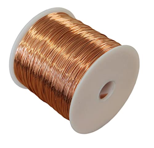 Solider, unbeschichteter, runder Kupferdraht, 99,9 % rein, 284 g (tot weich) (16 Ga – 27 m Spule, tot weich) von Copper wire USA