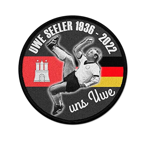 Copytec Patch Uwe Seeler Uns Uwe Gedenk Aufnäher Fußball Legende Trikot Hamburg #40101 von Copytec