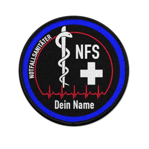 Personalisierbarer Notfallsanitäter Patch 75mm#36780 von Copytec