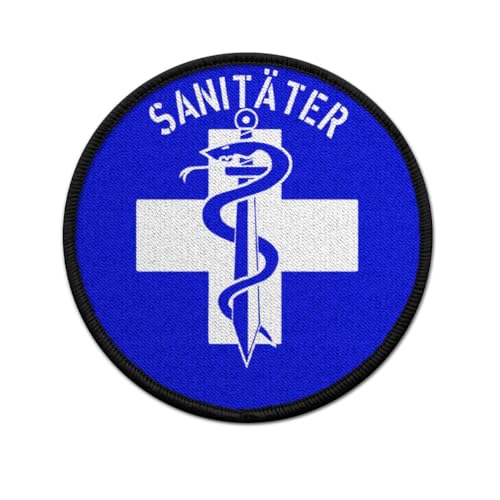 Patch Sanitäter Sani Kreuz Äskulap Schlange Sanitätsdienst Rettungsdienst #42456 von Copytec