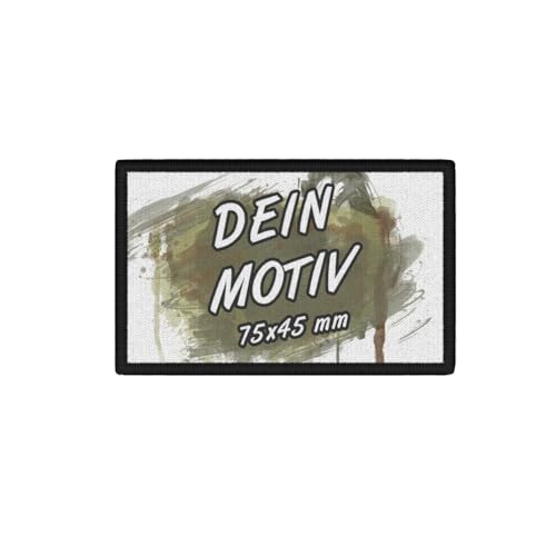 Wunschmotiv Patch 75 x 45 mm personalisiert #31332 von Copytec