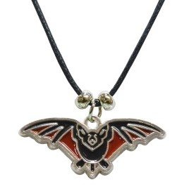 Cornelißen Kette Fledermaus Modeschmuck Anhänger emailliert Tier Tiere Fledermäuse Vampire von Cornelißen