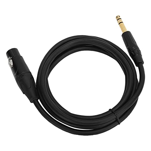 Cornesty Ausgewogener XLR-weibliches Bis 1/4in 6,35-mm-Patch-Kabel, 22AWG Sauerstofffreies Kupfer mit Abschirmtätigkeit, Hochschulklangqualität, Hochleistungsstruktur für Studio oder von Cornesty