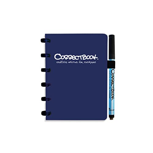 Notitieboek Correctbook A6 lijn 40blz midnight blue von Correctbook