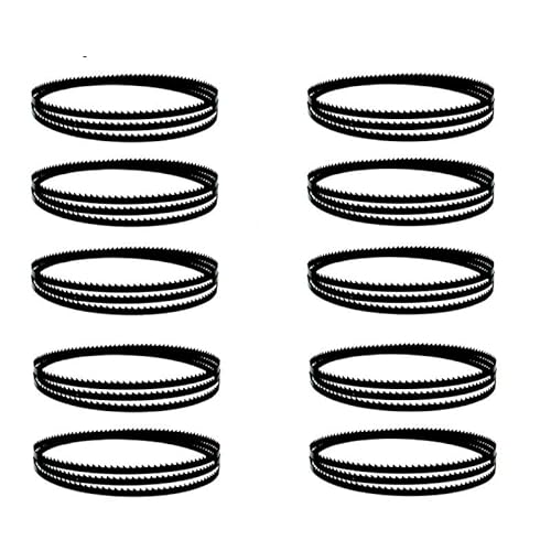 10 Stück Bandsägeblätter 1790 x 4 x 0,5 mm 10 TPI Zubehör for Holzbearbeitungswerkzeuge von Cortnn