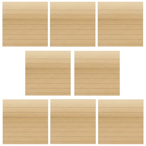 8 Stück Sticky Notes 75 * 75cm Haftnotizen Klebezettel Selbstklebende Klebezettel Klein für Büro Zuhause Schule Sitzung 80 Blätter/Blöcke (Horizontale Linien) von Cosiesnest