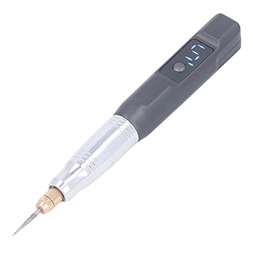 5-Gang-Gravurstift, Elektrischer 3,7-V-USB-Lade-Gravierstift für Glas, Holz, Kunststoffleder von Cosiki