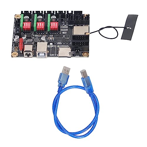 Lasergravierer-Motherboard, Leistungsstarke Unterstützung, 32-Bit-LCD-Lasergravierer-Steuerplatine für Graviermaschine (Hauptplatine) von Cosiki