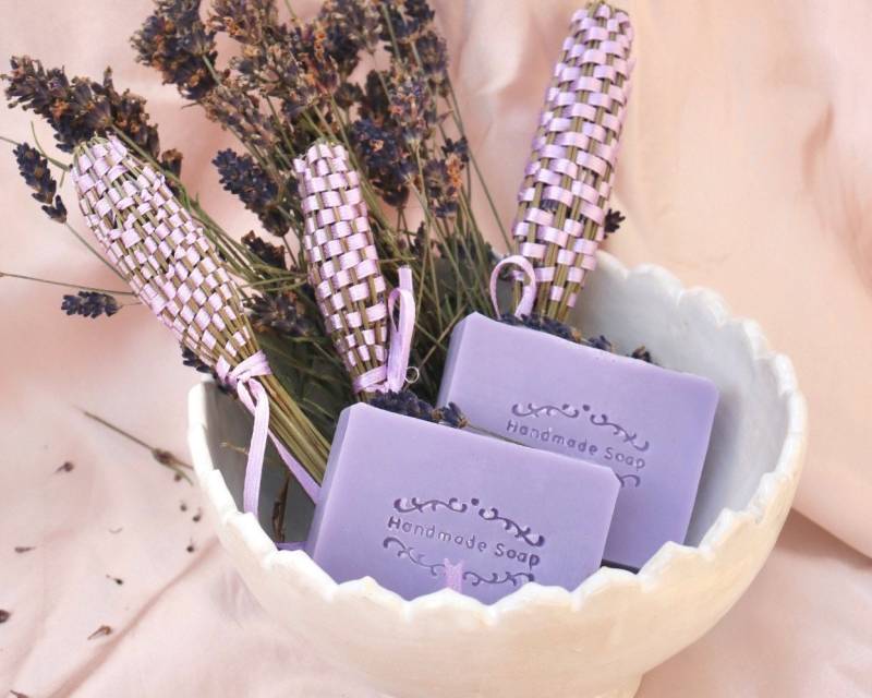 Handseife Lavendel Einzeln von CottageandRose