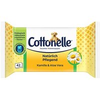 Cottonelle Feuchtes Toilettenpapier Natürlich Pflegend 1-lagig, 42 Tücher von Cottonelle