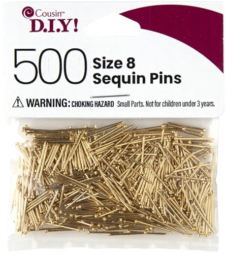 Cousin DIY Pailletten Pins, Gold von Cousin