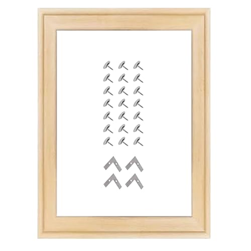 Cozylkx DIY-Holz-Leinwandrahmen 75 cm x 60 cm, Holz-Leinwand-Keilrahmen-Kunstrahmen-Set Für ölgemälde, Poster Und Wandkunst-Handarbeiten von Cozylkx